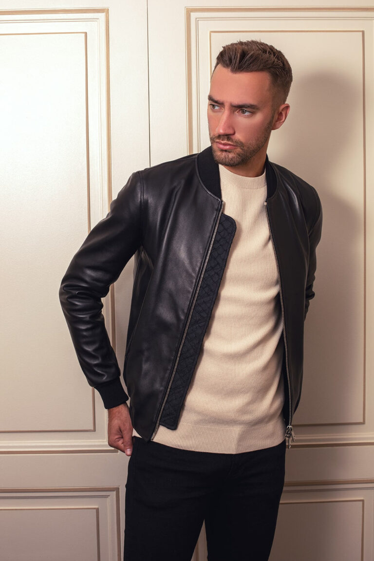 Bomber V2 02 Atelier Bertrand - Blouson Bomber fit – 46 / Cerf - Noir