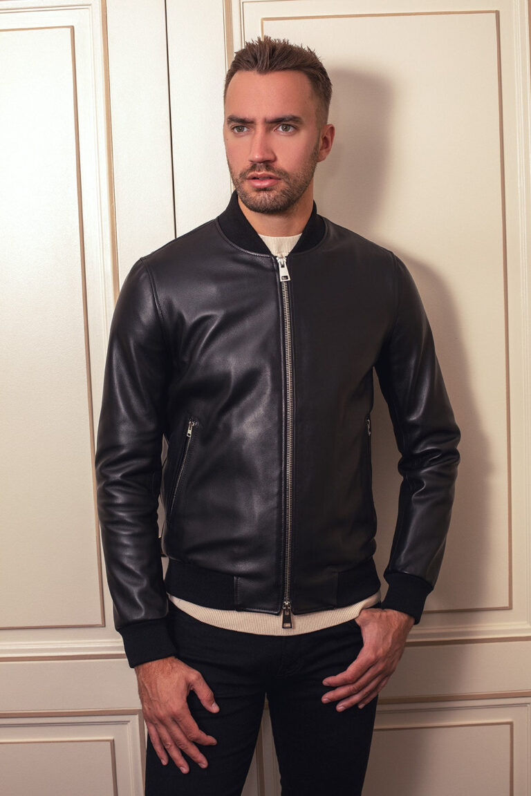 Atelier Bertrand - Blouson Bomber fit – 46 / Cerf - Noir
