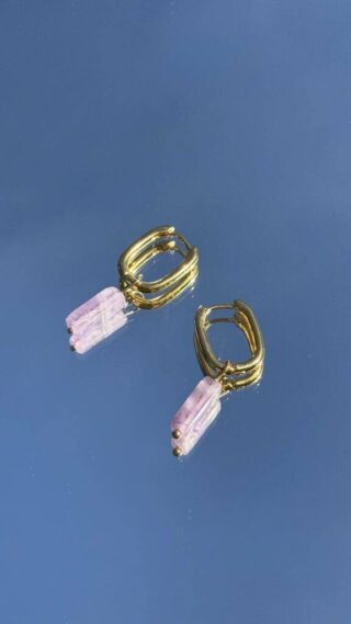 Boucles d’oreilles Alicia – Améthyste par la marque MAISON MALLOW MAISON MALLOW - Boucles d’oreilles Alicia – Améthyste