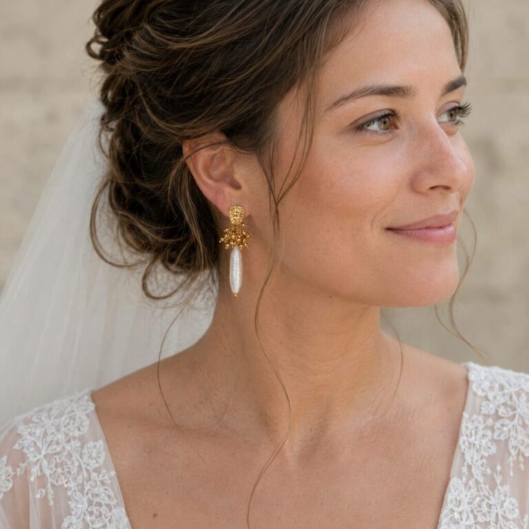 Maison Mallow - Boucles d'oreilles Juliette - perles d'eau douce