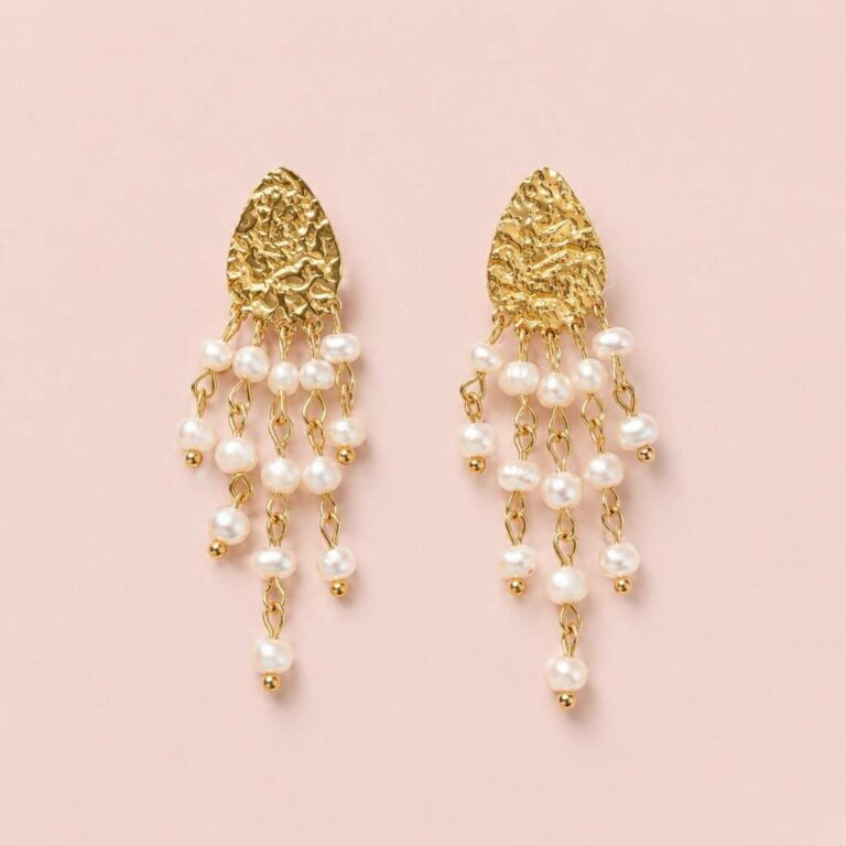 Maison Mallow - Boucles d'oreilles Médusa - perles d'eau douce