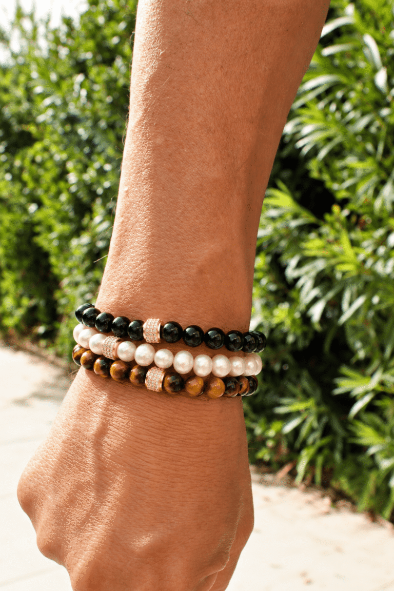 NEIJE - Coffret Trio de Bracelets Onyx