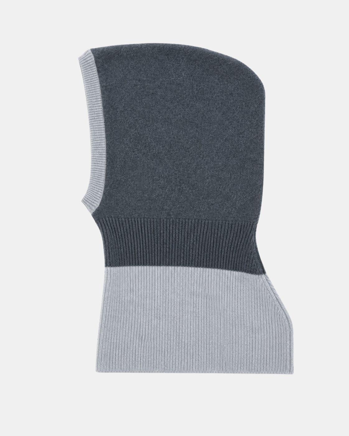 CAGOULE LAINE ANGORA TSOLINE MED GREY QUARTZ Tricots Jean Marc - Cagoule Tsoliné - Med Grey / Quartz – Taille Unique