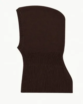Tricots Jean Marc - Cagoule Tsoliné – Marron Ebony