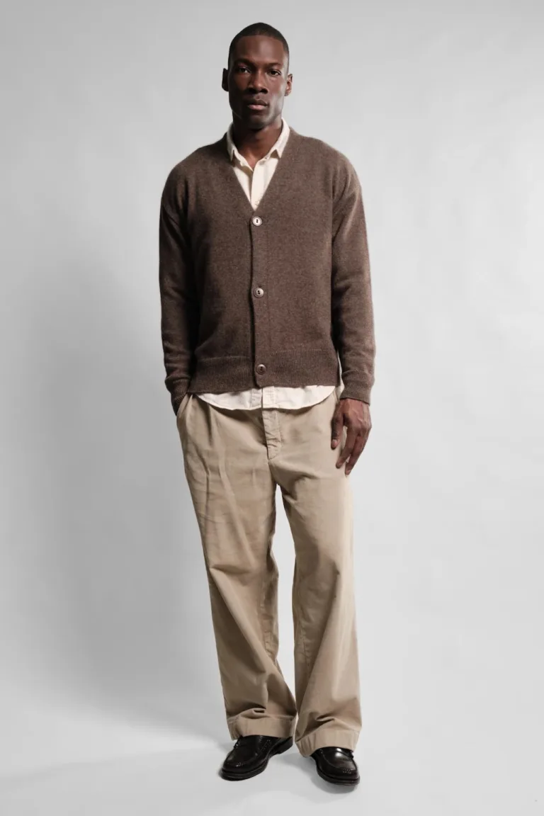 Nitto Knitwear - Cardigan Armen - Mocha – XXL