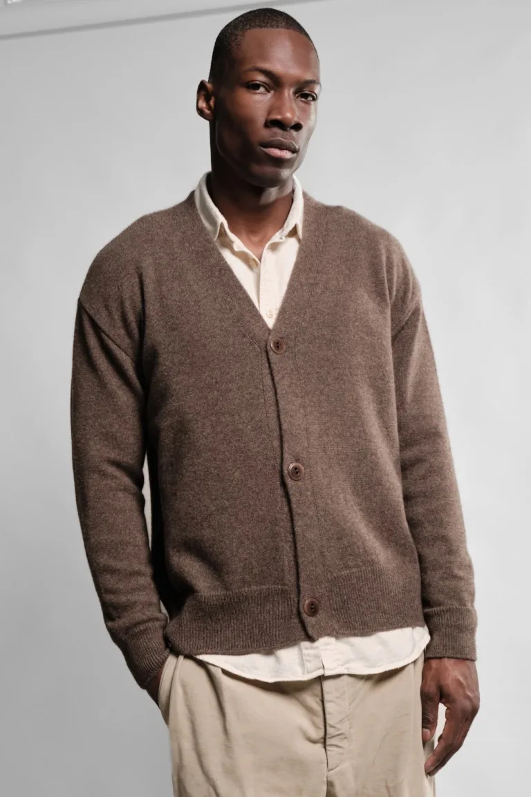 Nitto Knitwear - Cardigan Armen - Mocha – XXL