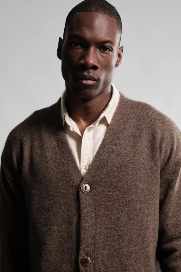 Nitto Knitwear - Cardigan Armen - Mocha – XXL