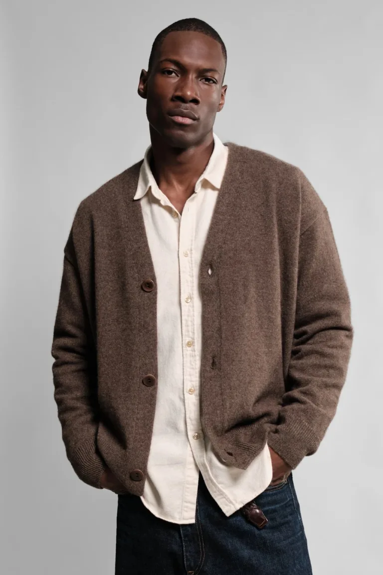 Nitto Knitwear - Cardigan Armen - Mocha – XXL