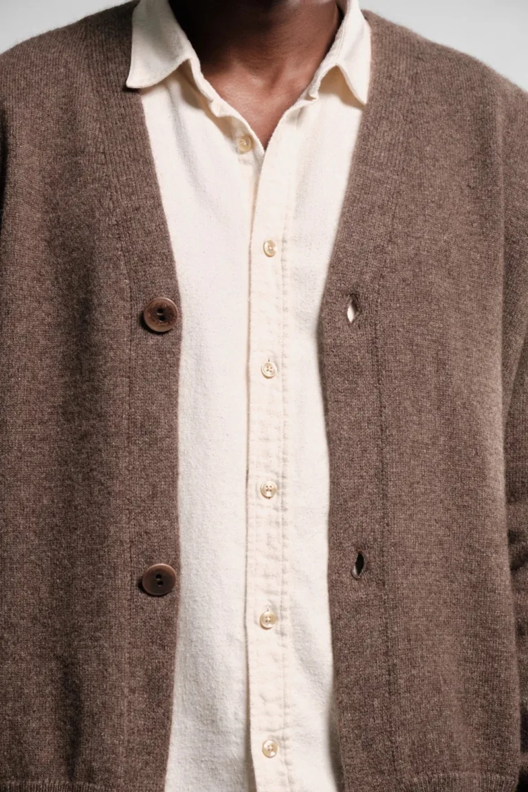 Nitto Knitwear - Cardigan Armen - Mocha – XXL