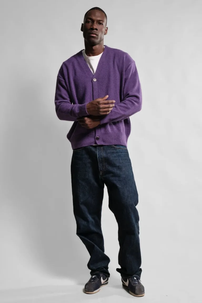 Nitto Knitwear - Cardigan Armen - Prune – XXL