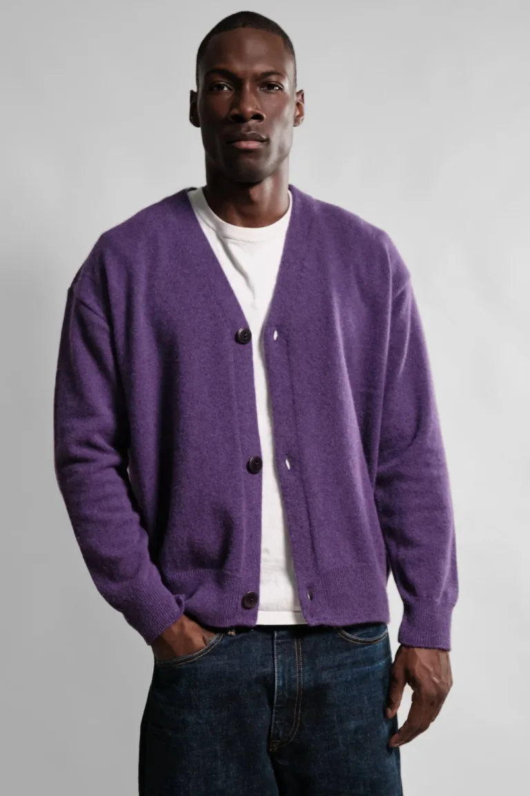 Nitto Knitwear - Cardigan Armen - Prune – XXL