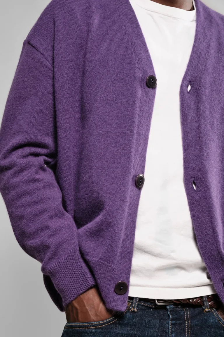 Nitto Knitwear - Cardigan Armen - Prune – XXL