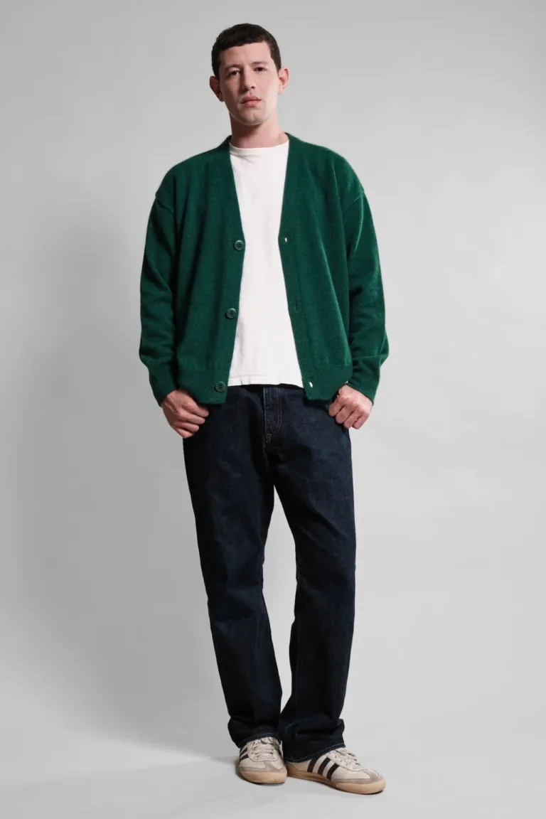 Nitto Knitwear - Cardigan Armen - Vert Sacramento – XL