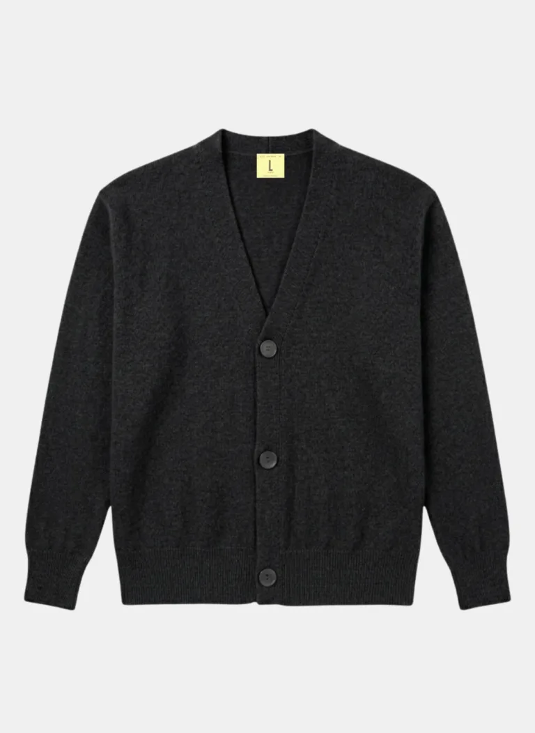 Nitto Knitwear - Cardigan Armen - Charcoal – XXL