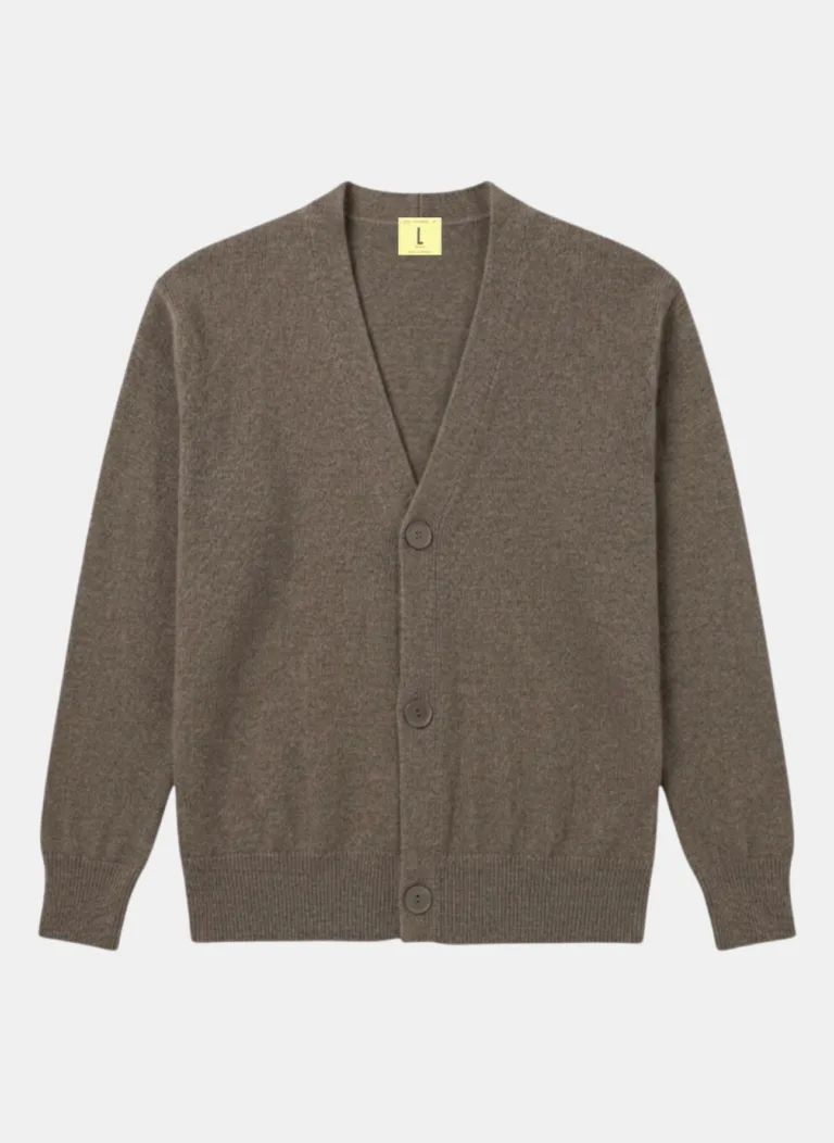 Nitto Knitwear - Cardigan Armen - Mocha – XXL