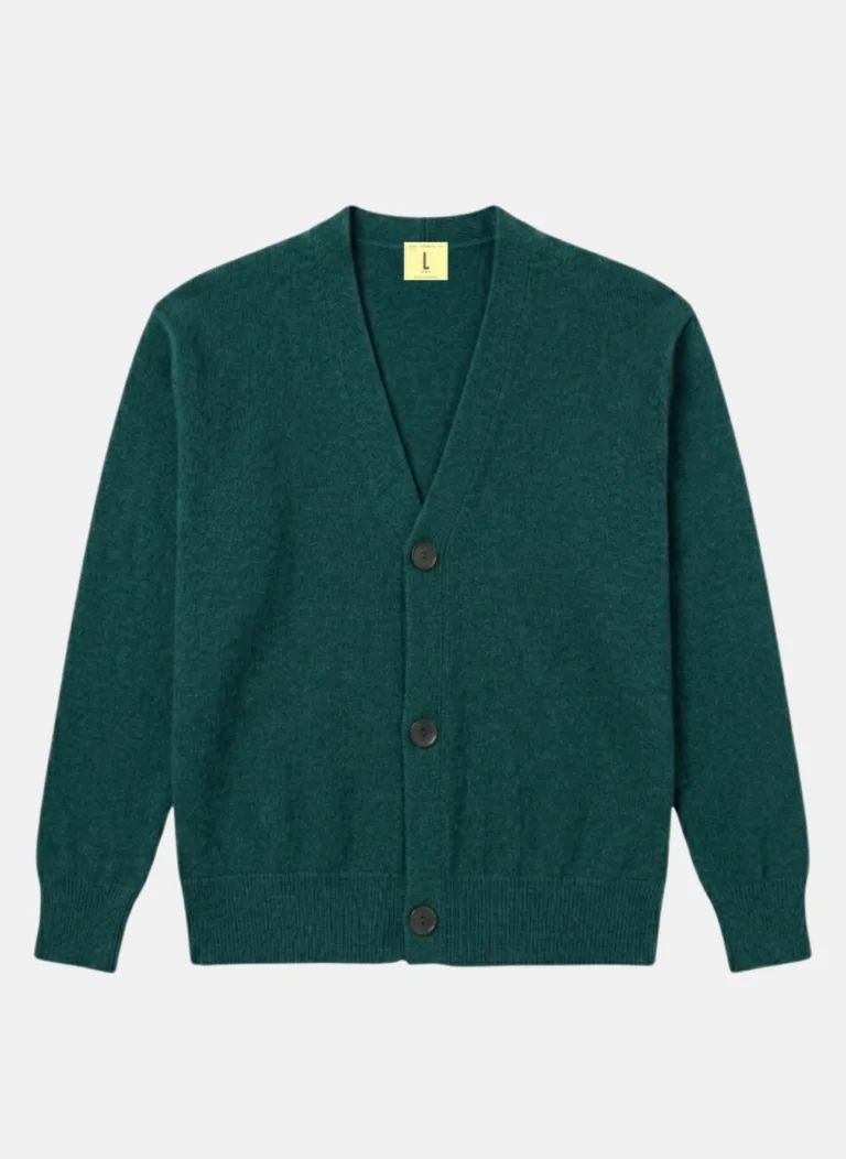 Nitto Knitwear - Cardigan Armen - Vert Sacramento – XL