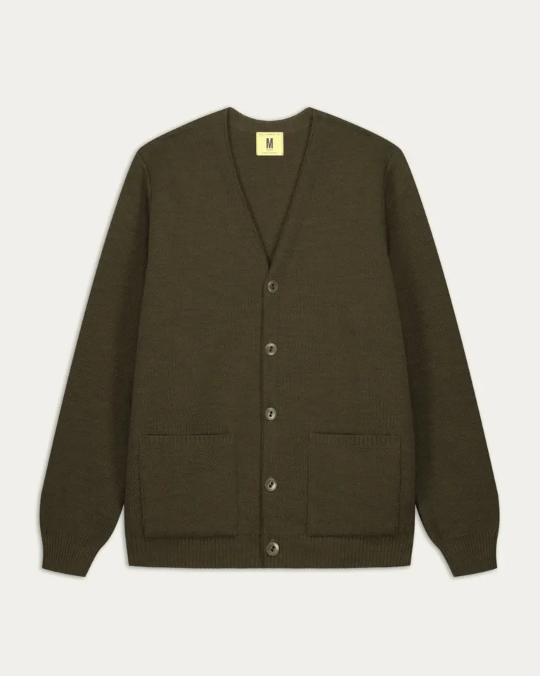 Nitto Knitwear - Cardigan Youri - Kaki – XXL