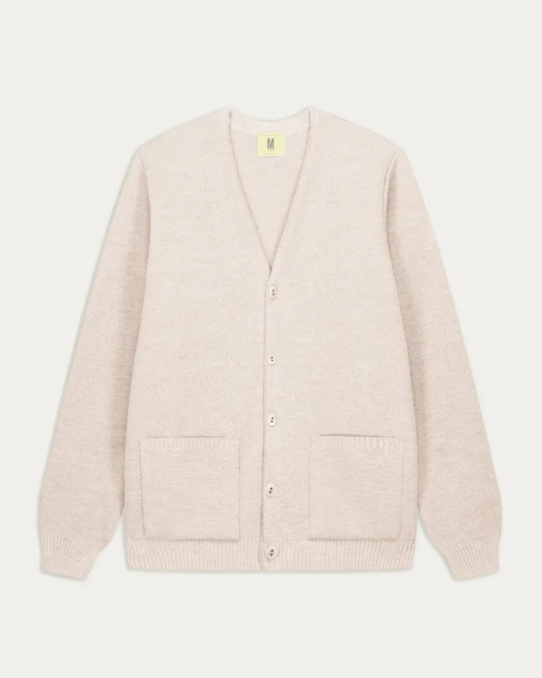 Nitto Knitwear - Cardigan Youri - Naturel – XXL