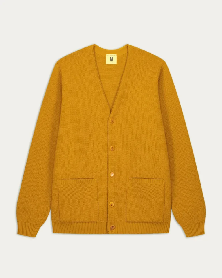 Nitto Knitwear - Cardigan Youri - Ocre – XXL