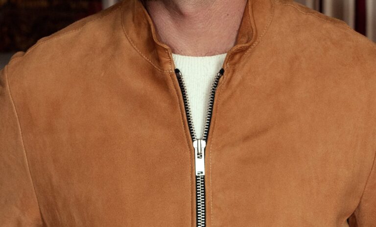 Atelier Bertrand - Blouson col officier – 46 / Cerf - Anthracite
