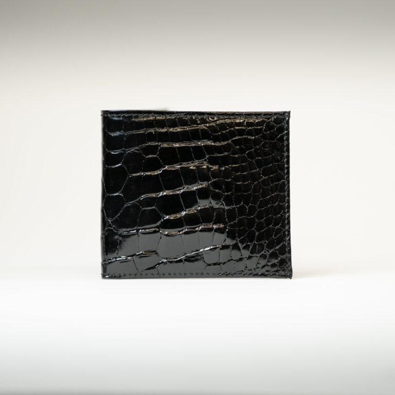 Atelier Bertrand - Portefeuille crocodile – Whisky