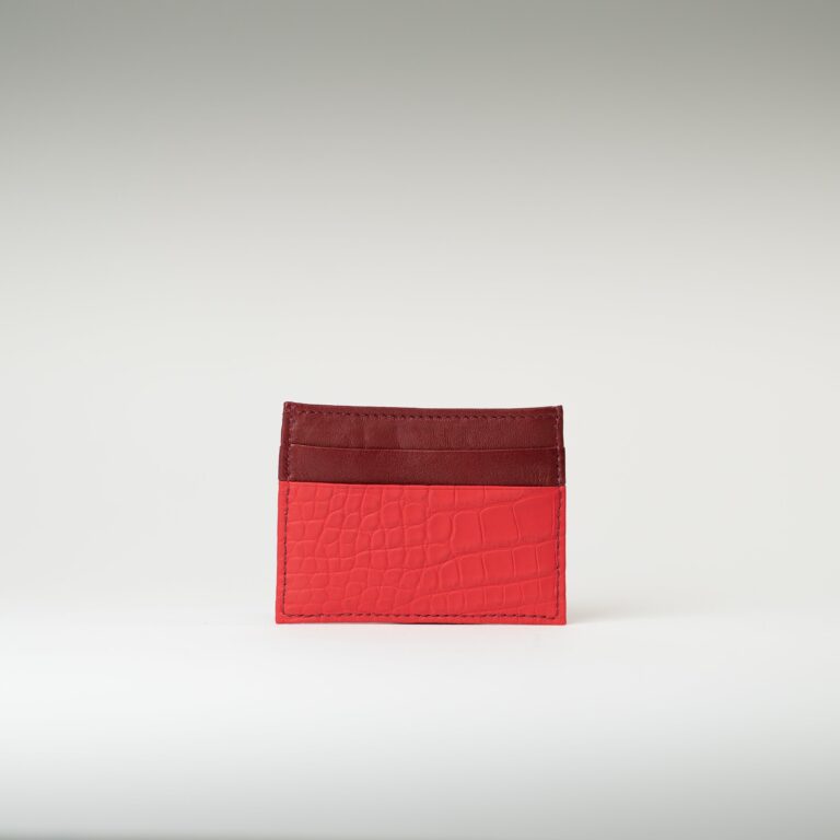 Atelier Bertrand - Porte-cartes crocodile – Bleu