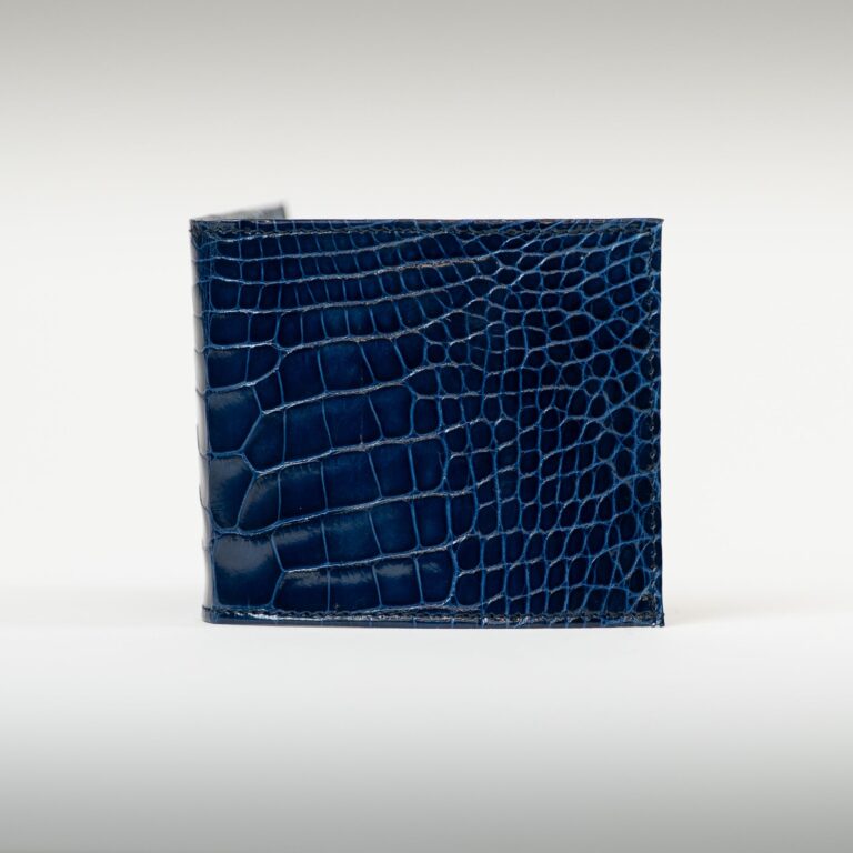 Atelier Bertrand - Portefeuille crocodile – Whisky