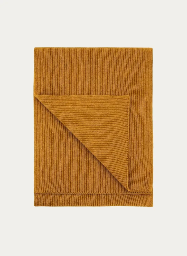 Nitto Knitwear - Echarpe Loris - Ocre – Taille unique