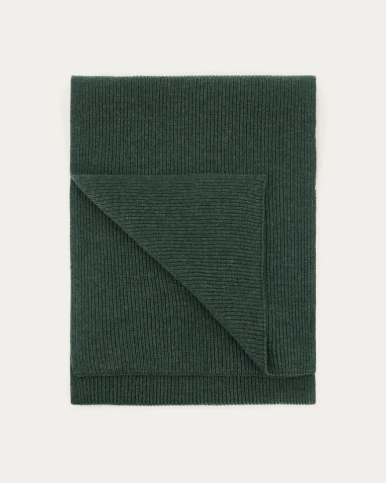 Nitto Knitwear - Echarpe Loris - Vert Forêt – Taille unique
