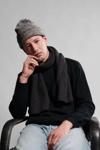 Nitto Knitwear - Echarpe Loris – Anthracite