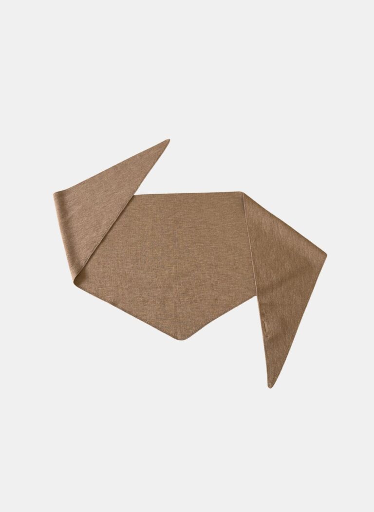 Tricots Jean Marc - Écharpe Triangle Enza - Camel – Taille Unique