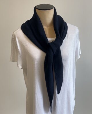 Tricots Jean Marc - Écharpe Triangle Enza – Marine