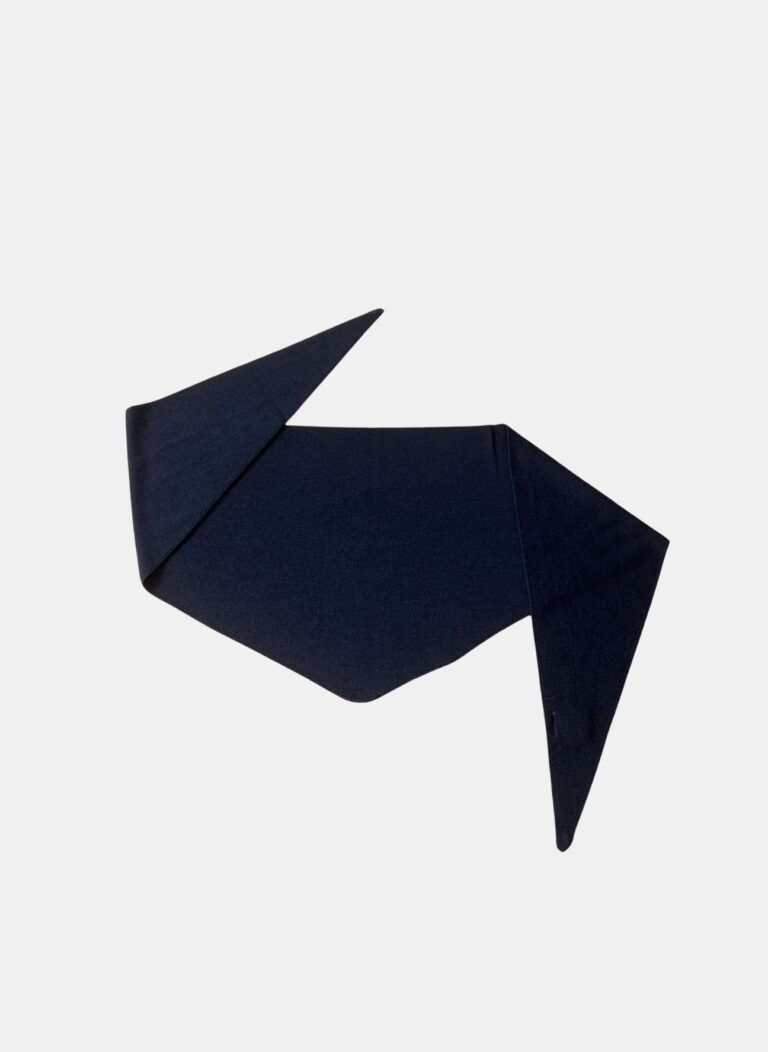 Tricots Jean Marc - Écharpe Triangle Enza - Marine – Taille Unique