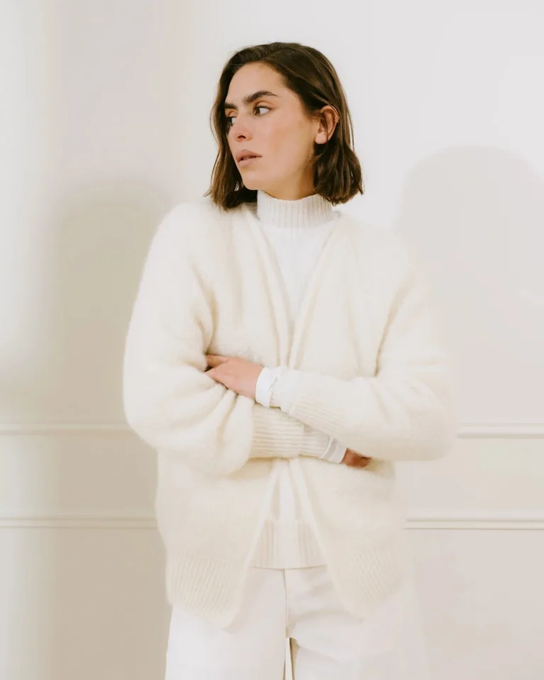 Tricots Jean Marc - Gilet Anouch - Écru – L