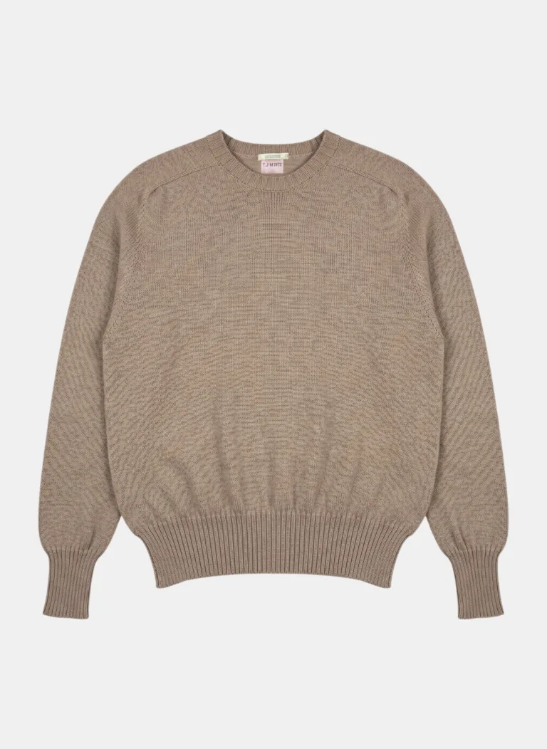 Tricots Jean Marc - Pull Col Rond Enza - Camel – L