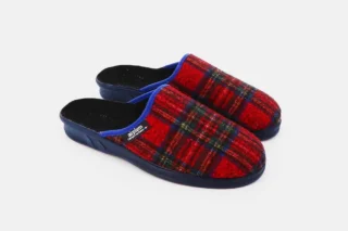 FLAID rouge mule homme par la marque Airplum Airplum - FLAID rouge mule homme