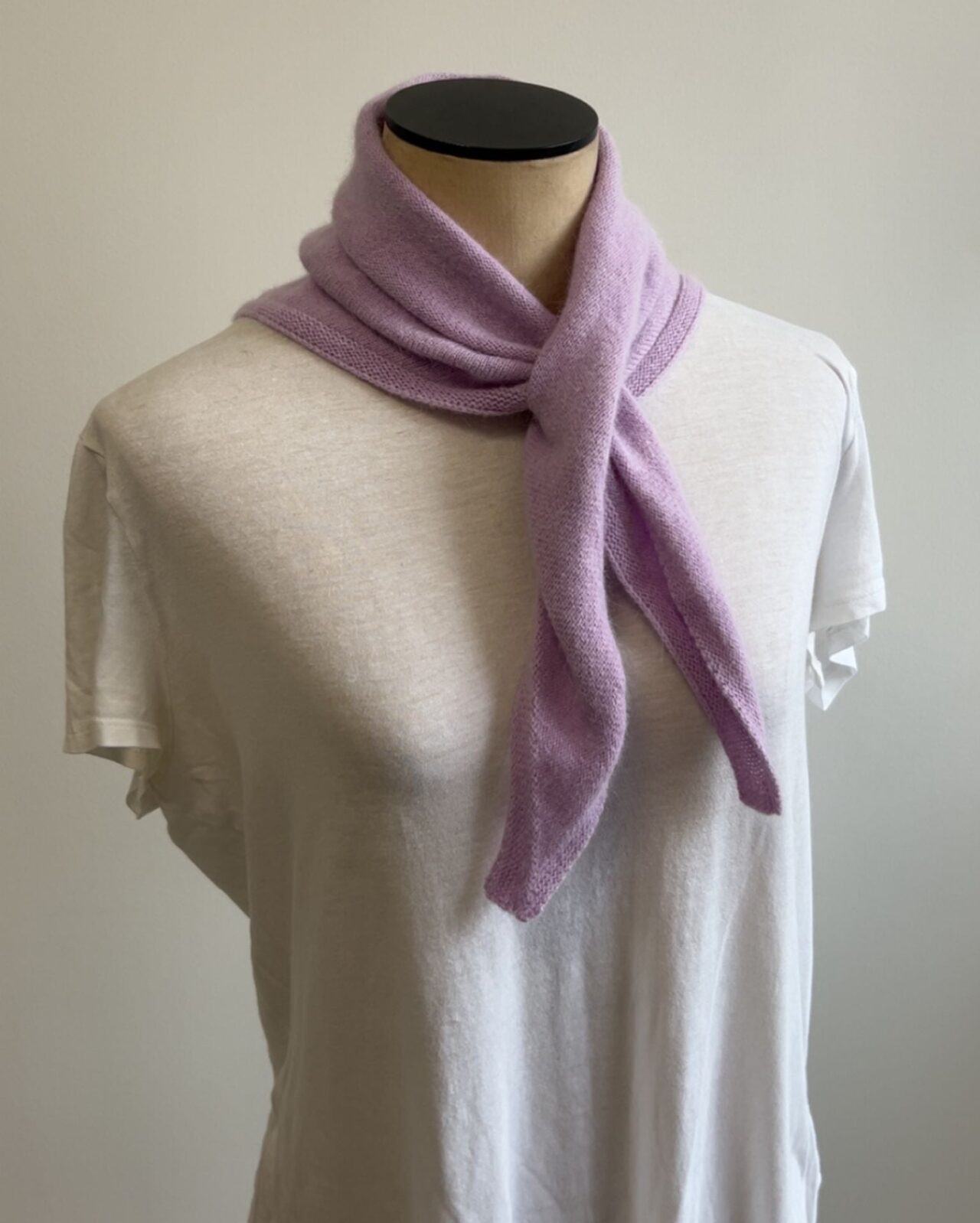 FOULARD TSOLINE FRENCH LILAC 1 Tricots Jean Marc - Foulard Tsoliné - French Lilac – Taille Unique