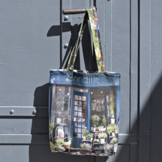 Maron Bouillie - Tote bag Paris Fleuriste Brindille