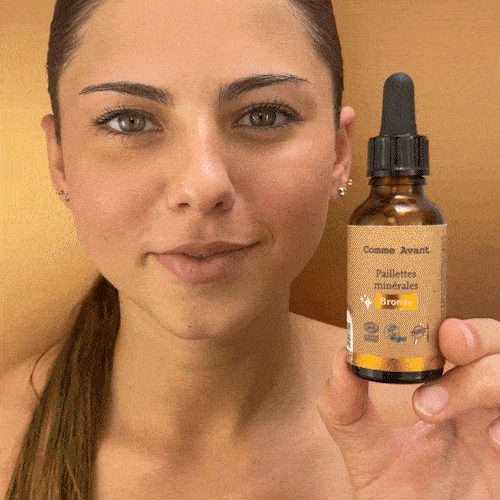 Comme Avant - Paillettes minérales - Version 1 – 1 flacon - 30ml / Champagne