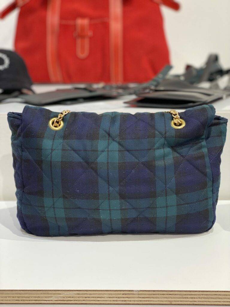 Maison Mallow - Sac à bandoulière écossais matelassé Vivienne