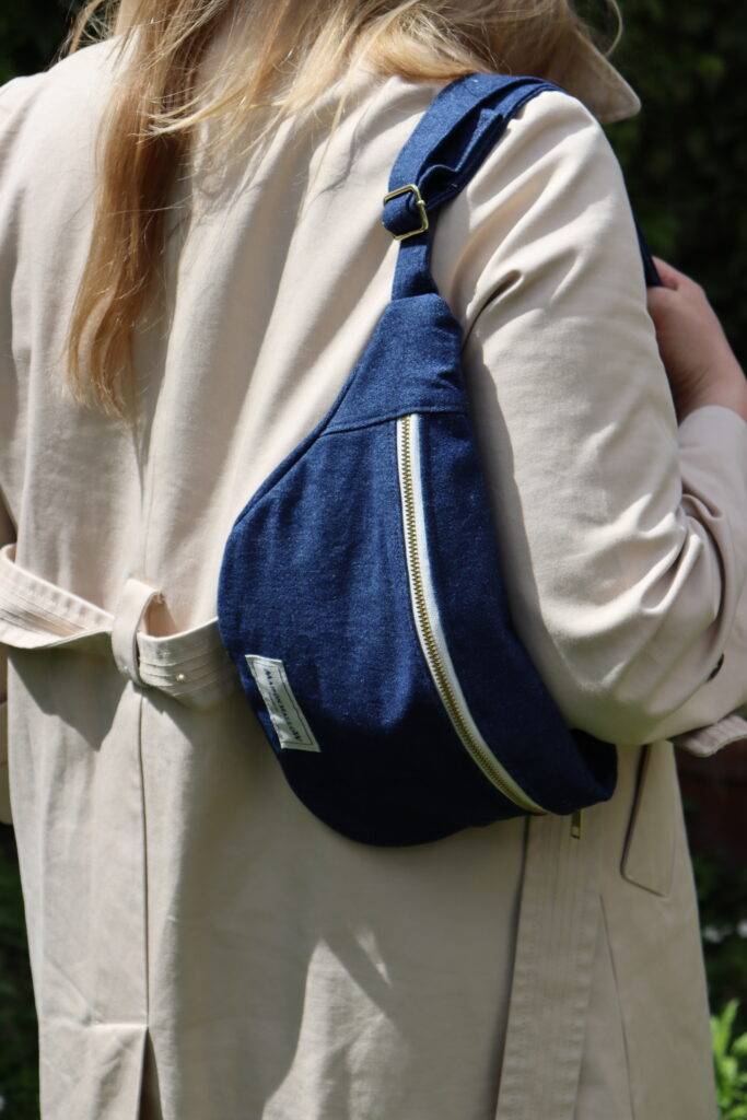 Maison Mallow - Sac Banane Jean Brut