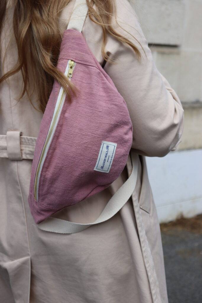 Maison Mallow - Sac Banane Lin Rose