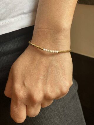 MAISON MALLOW - Bracelet Marguerite – perles d’eau douce