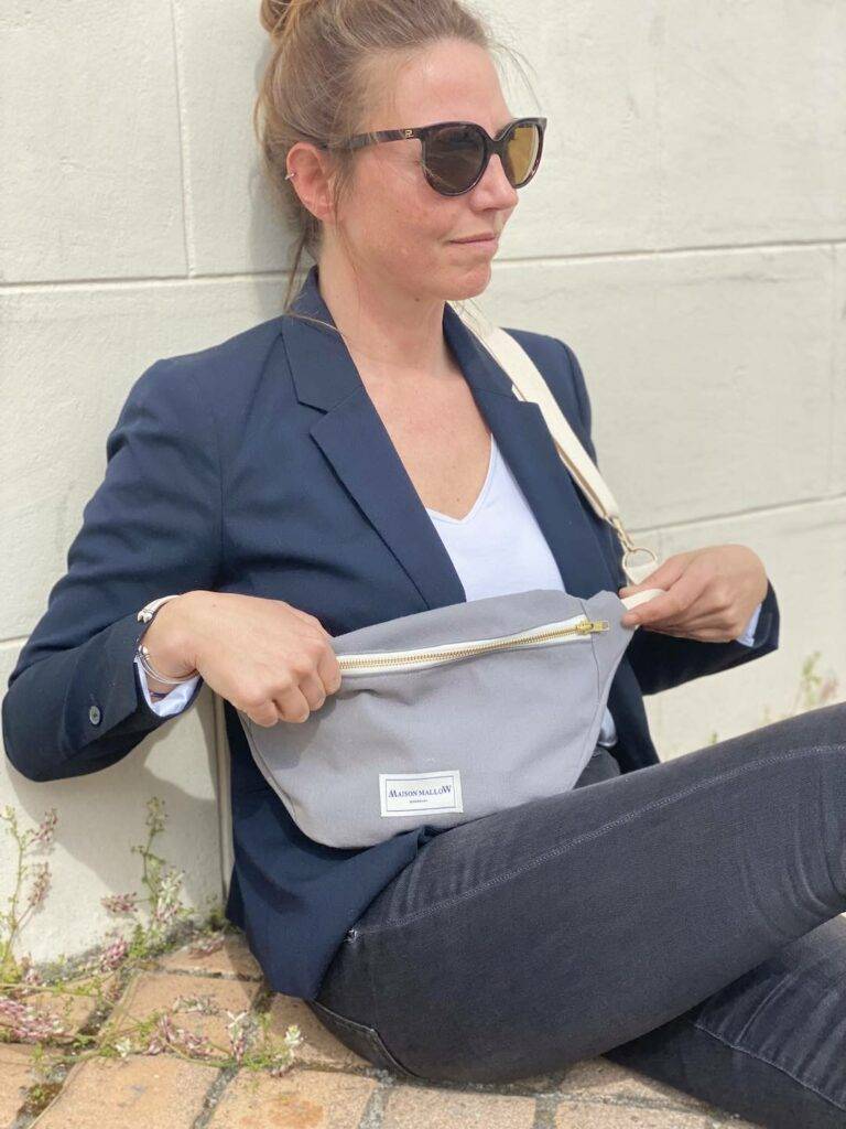 Maison Mallow - Sac Banane Gris Clair - Les Archives