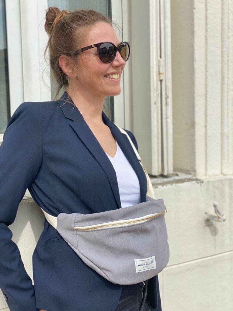 Maison Mallow - Sac Banane Gris Clair - Les Archives