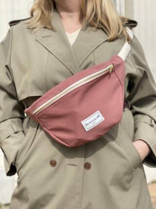 MAISON MALLOW - Sac Banane vieux rose