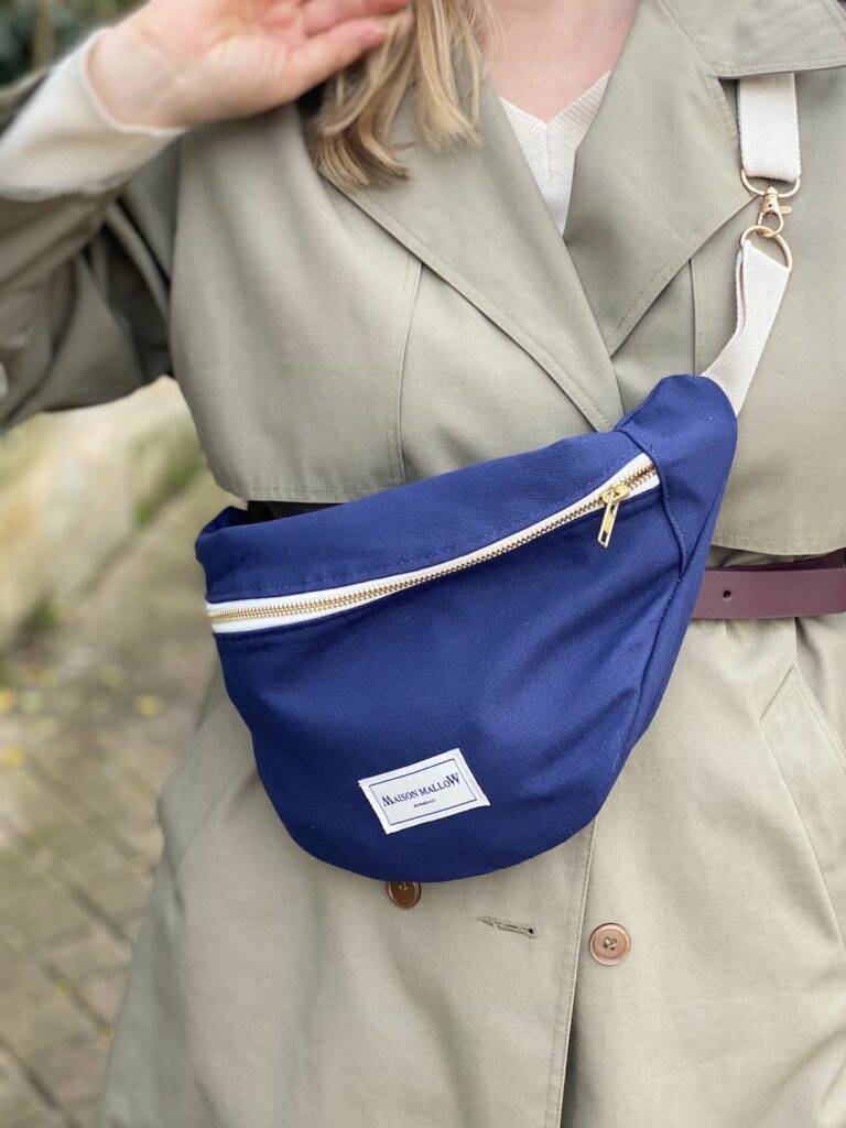 Maison Mallow - Sac Banane Bleu Marine