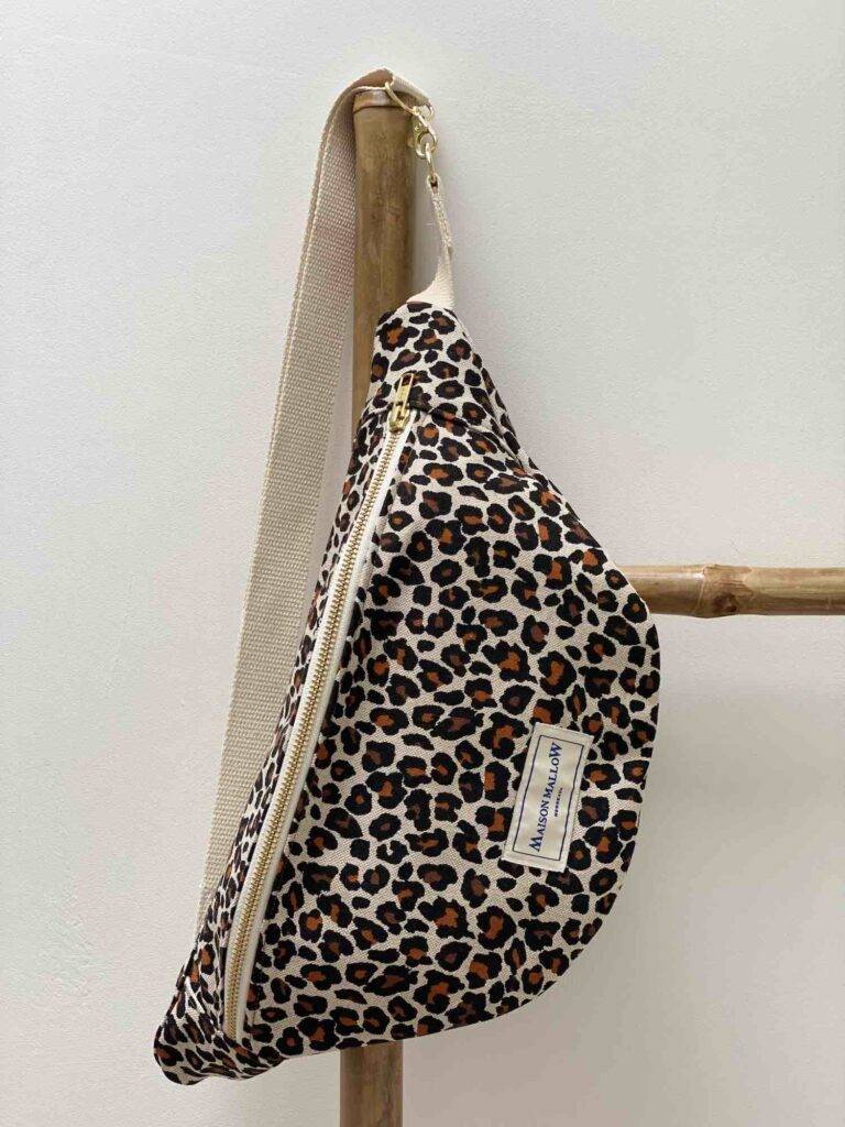Maison Mallow - Sac Banane Léopard