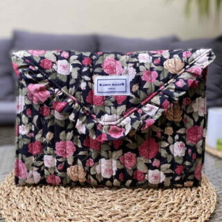 MAISON MALLOW - Pochette matelassée avec volant – Jane