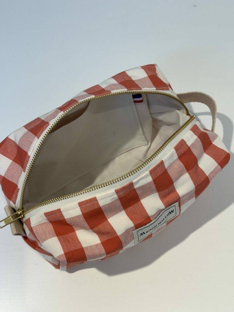 Maison Mallow - Trousse de Toilette à carreaux rouges